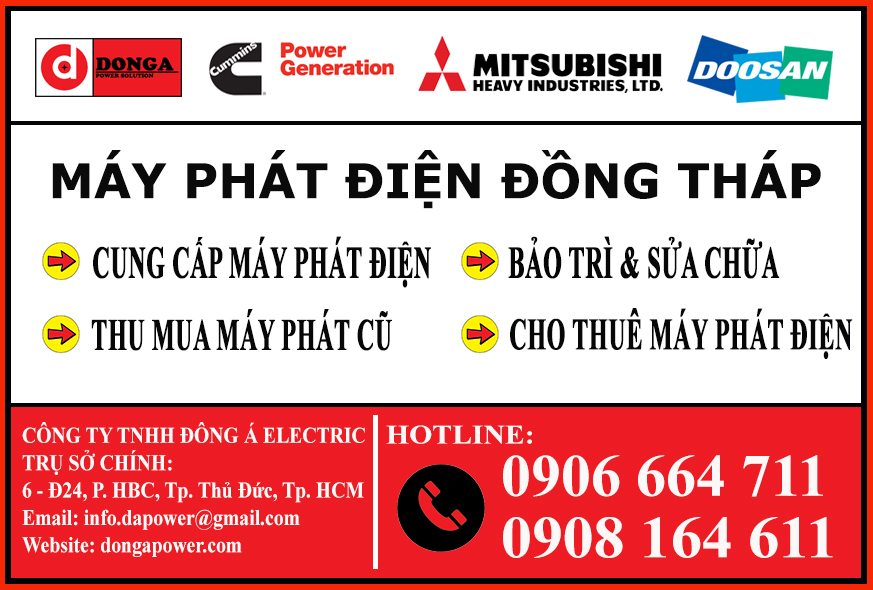 sửa chữa máy phát điện tại đồng tháp