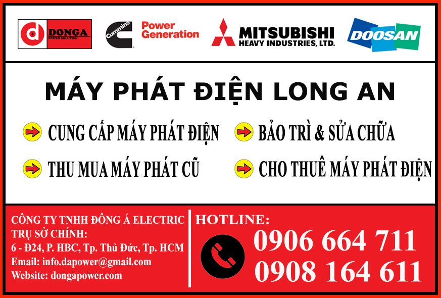 sửa chữa máy phát điện tại long an